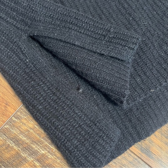 J. Crew knit, round neck sleeveless black sweater, size small - Picture 4 of 6